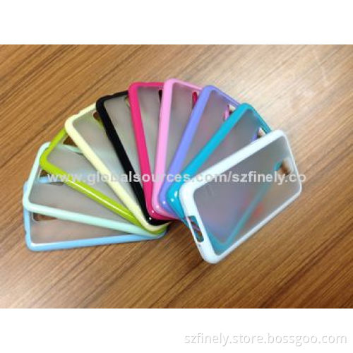 PC + TPU Mobile Phone Case for Samsung Galaxy S5, Glossy Process, Double Injection
